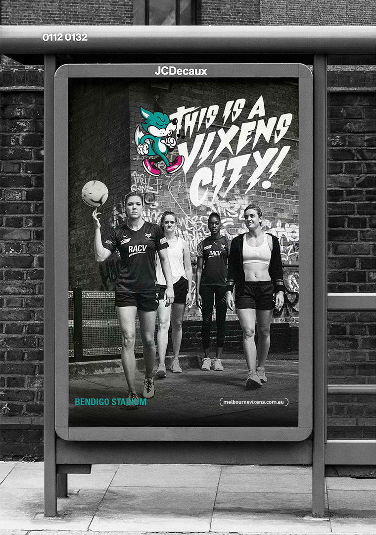 This is a Vixens City - poster