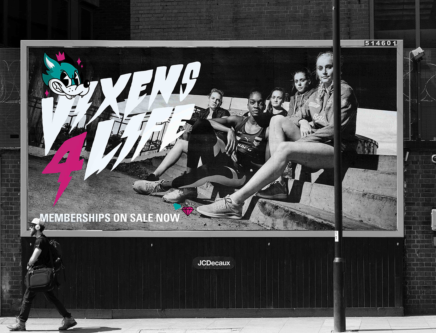 Billboard for the Melbourne Vixens